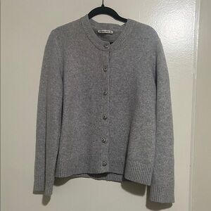 Abercrombie & Fitch Light Gray Women's Cardigan